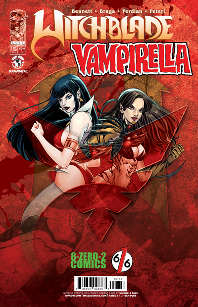 Witchblade/ Vampirella #1 Full Art Foil Variant by Michelle Dias (Limited to 550) 8.26.26