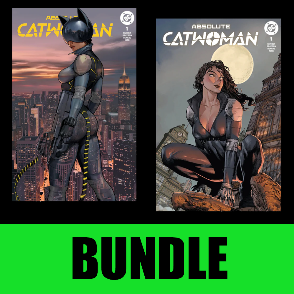 [2 Pack] Absolute Catwoman Trade Dress Set by Ivan Talavera & Ed Benes (LTD to 3000/ ea) 6.10.26