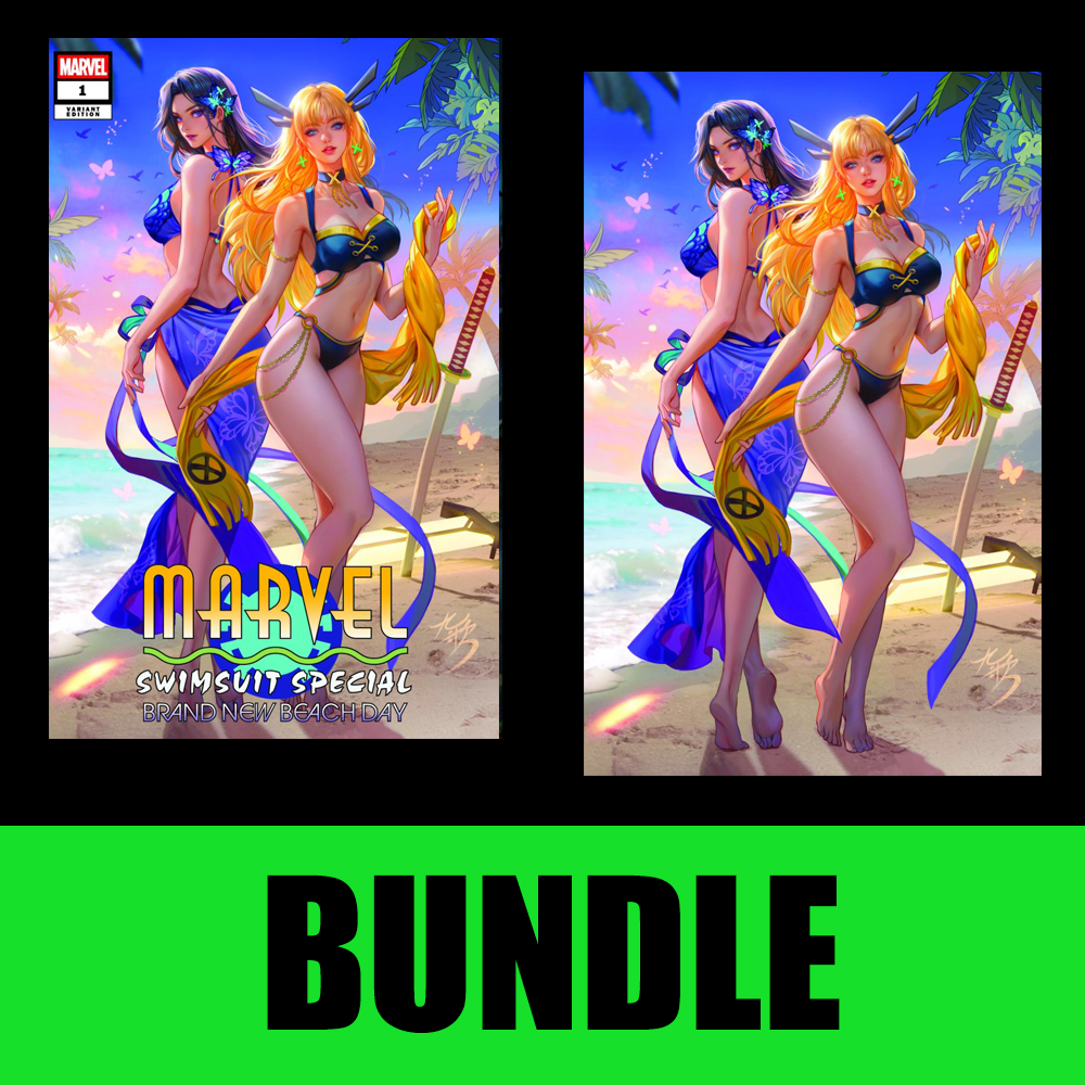 [2 Pack] Marvel Swimsuit Special: Brand New Beach Day by Fan Yang (LTD to 3000/ LTD to 1000) *PRE-ORDER SHIPS JULY 1st*