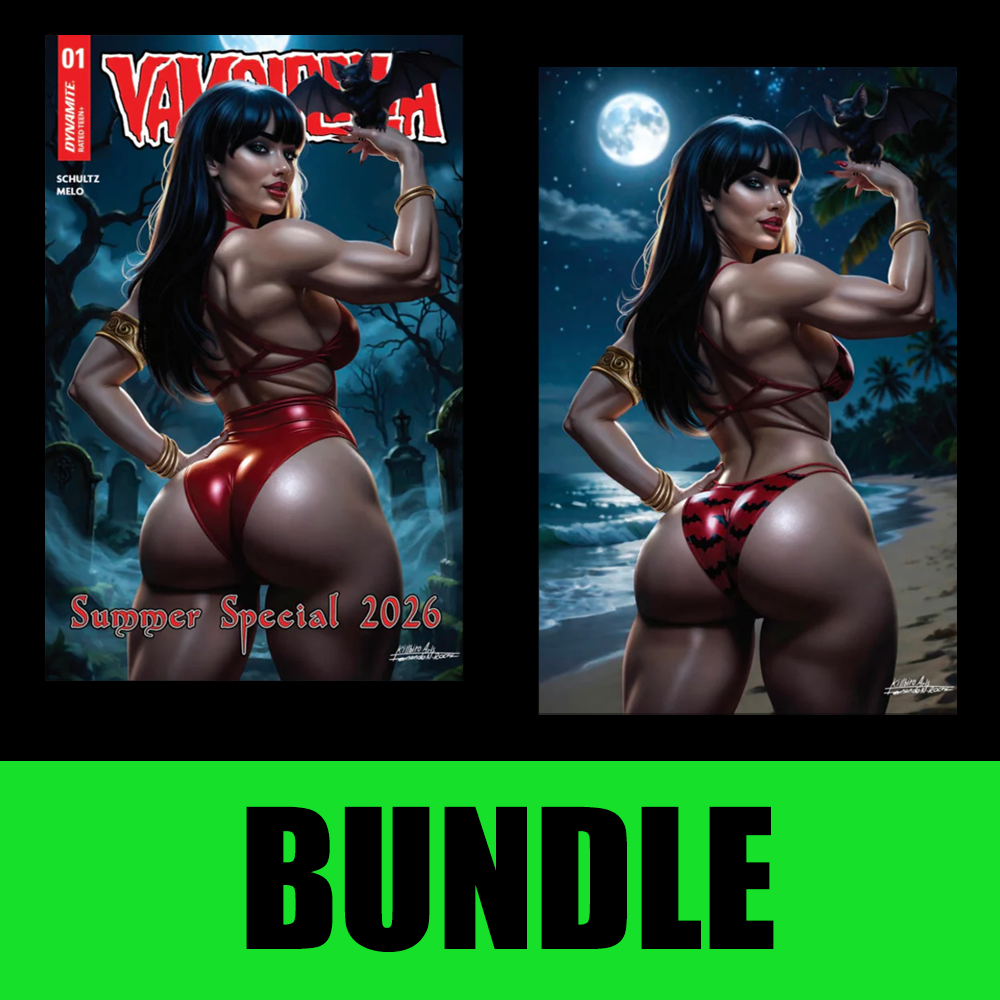[2 Pack] Vampirella: Summer Special 2026 by Fernando Rocha (LTD to 500/ ea) 7.1.26 *PRE-ORDER SHIPS JULY*