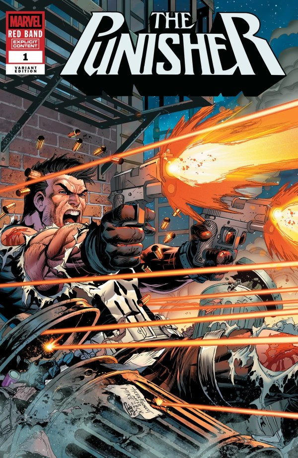 The Punisher: Red Band #1 Trade Dress Variant by Tyler Kirkham (Limited to 3000) 9.10.25
