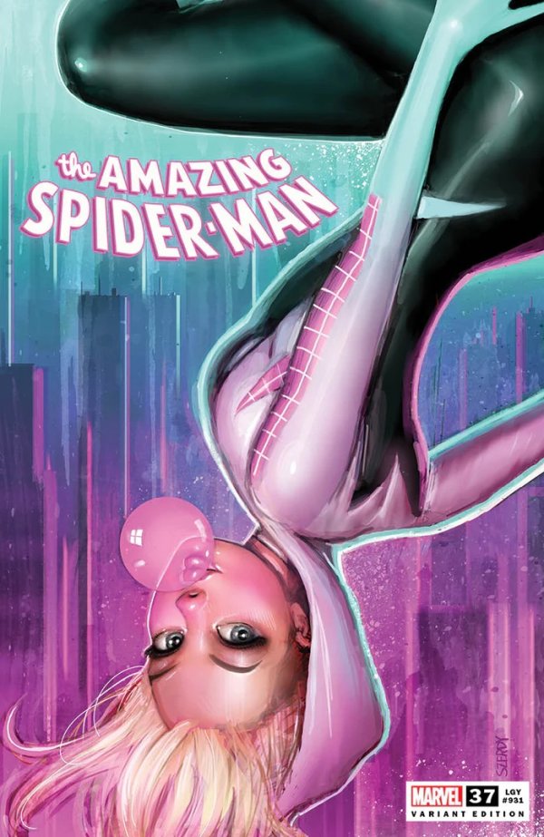The Amazing Spider-Man #37 Trade Dress Variant by Nathan Szerdy 11.8.23