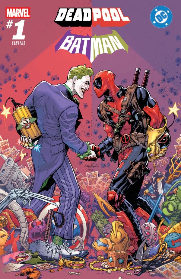Marvel / DC: Deadpool / Batman #1 Trade Dress Variant by Patrick Gleason (Limited to 3000) 9.17.25