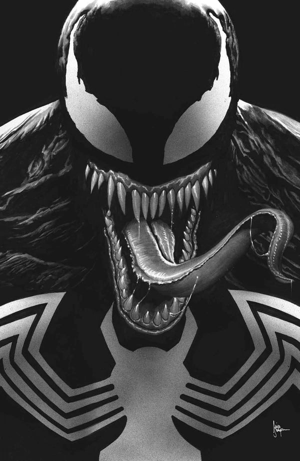 Venom: Lethal Protector #1 Black & White Virgin Variant by Mico Suayan (Limited to 1000) 3.23.2022