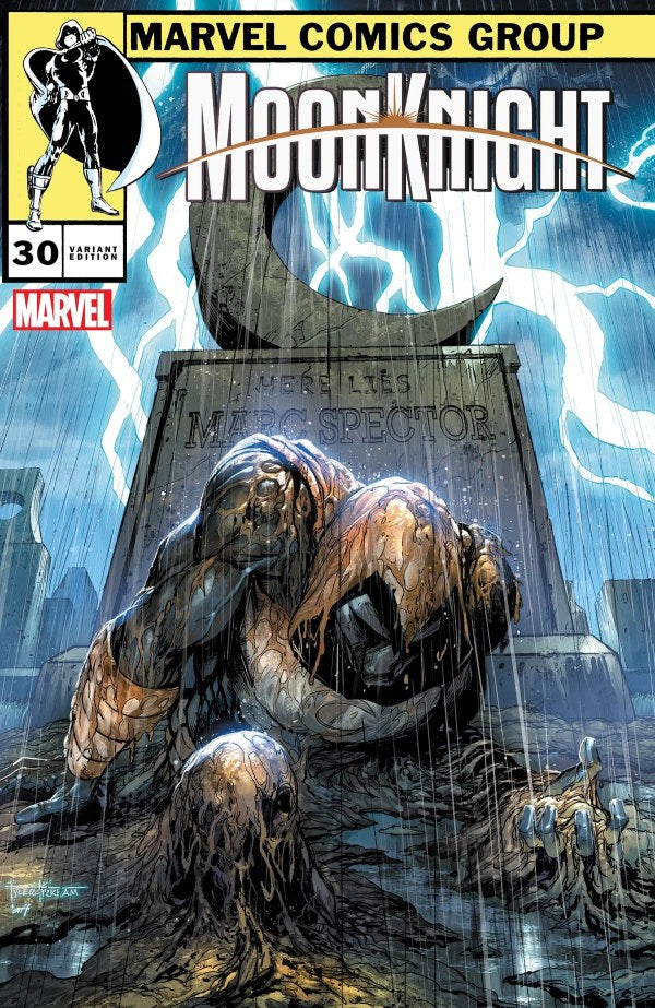 Moon Knight #30 Trade Dress Variant by Tyler Kirkham 12.13.23