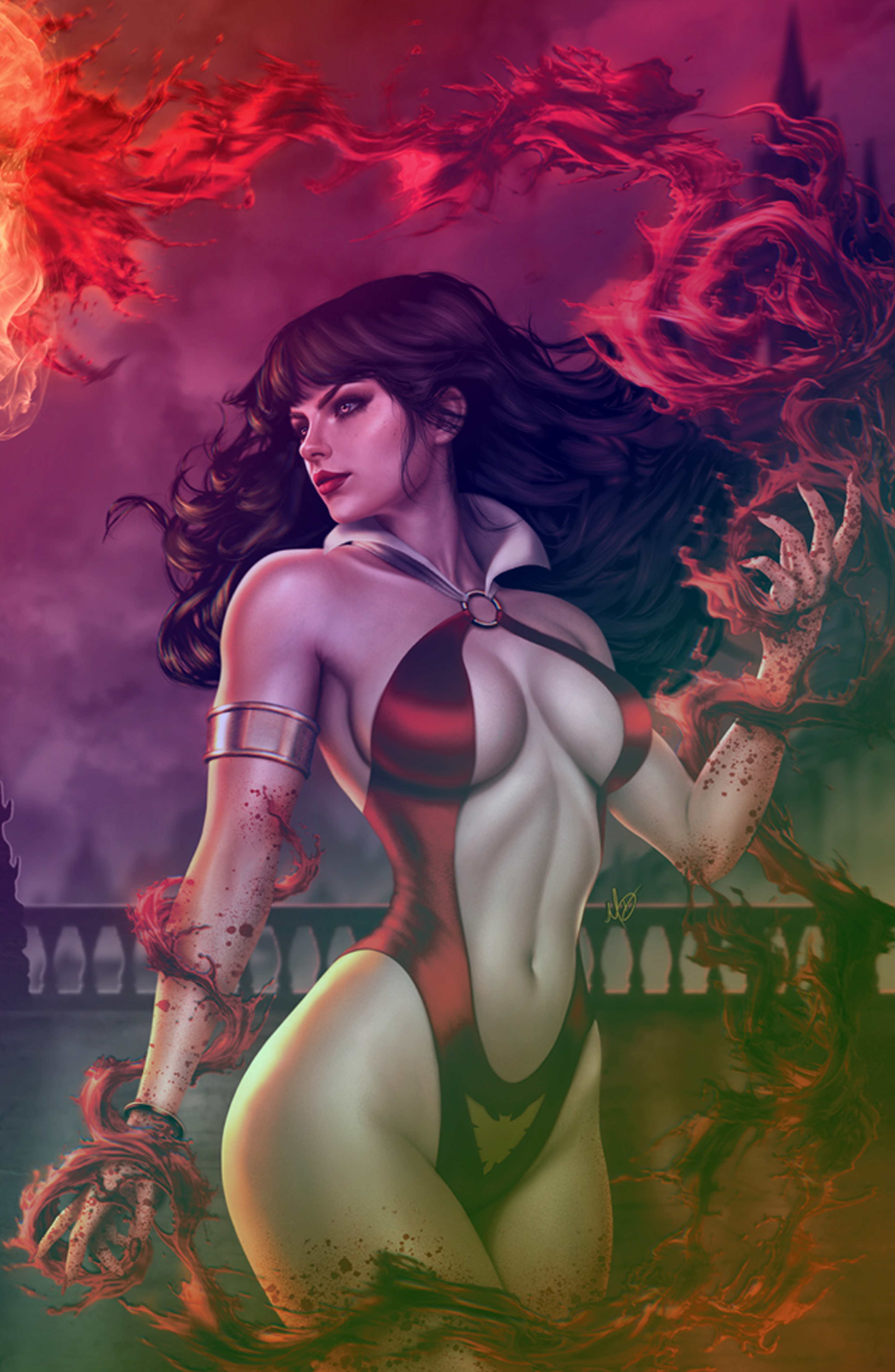 Witchblade/ Vampirella #1 Full Art Foil Variant by Michelle Dias (Limited to 550) 8.26.26